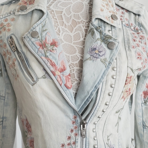BlankNYC Embroidered Jean Jacket71923 - Picture 2 of 9